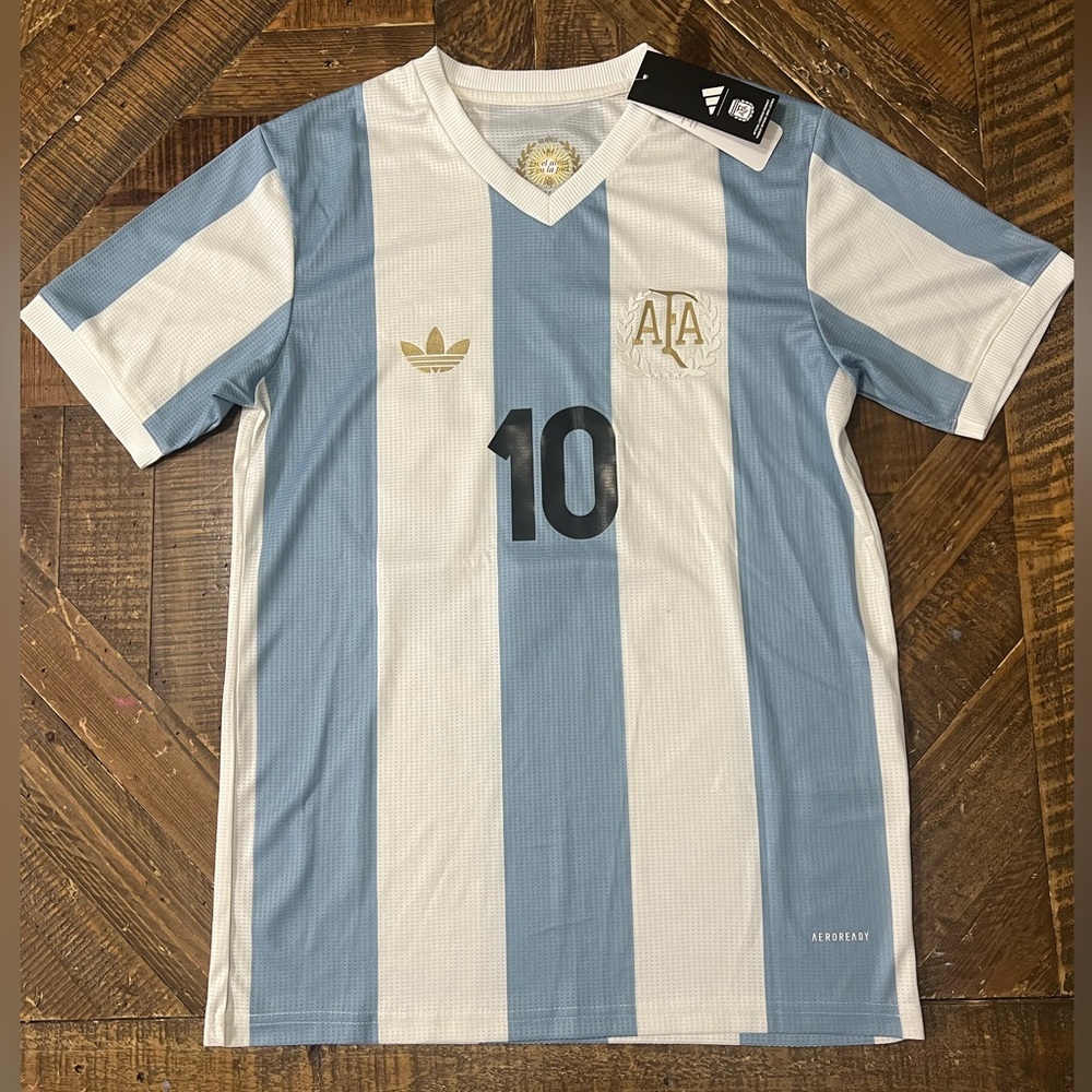 Lionel Messi #10 Argentina 50th Anniversary Home Jersey 24/25